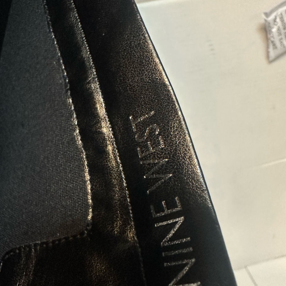 Nine West Black Leather Upper Shoes